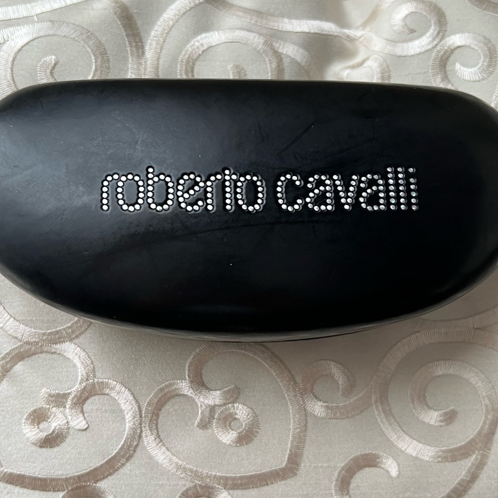 Roberto Cavalli Rose Gold and Cream Eyewear